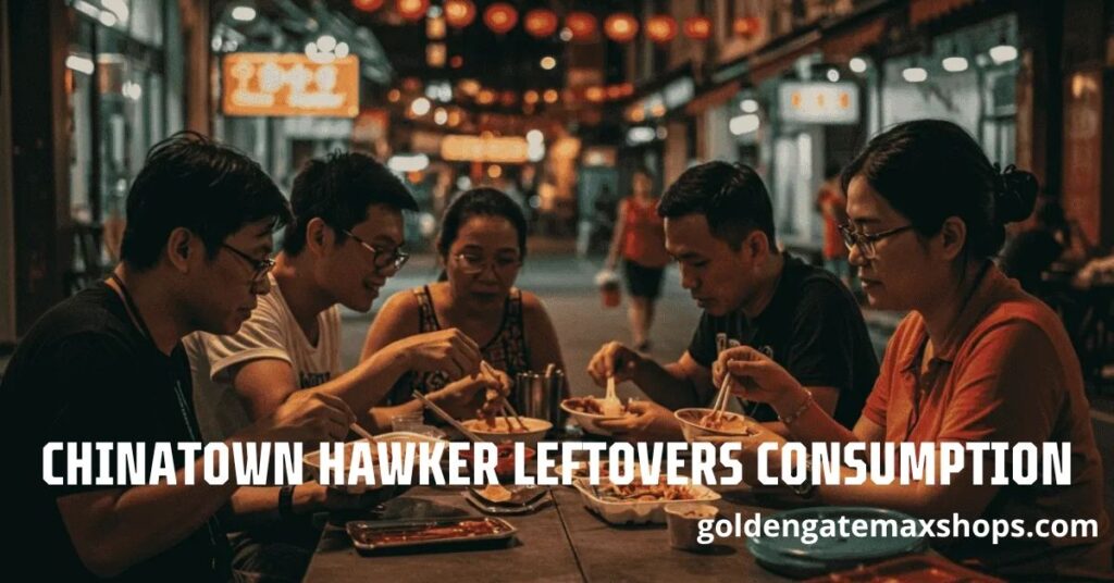 Chinatown Hawker Leftovers Consumption